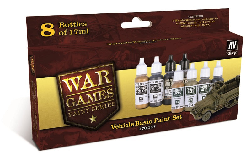 Utility WW2 & WW3 Paint Set from Vallejo (8) Colors – Combat Miniatures