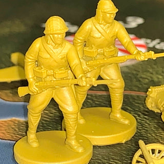 1/72 3D Printed Japanese with Helmet in Action Pose (x10)