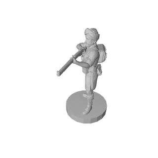 3D Printed WW2 Sikh Commonwealth Infantry Pose 2(x10)