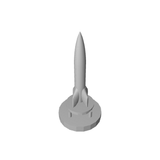 3D Printed German V2 Rocket (x10)