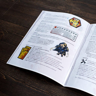 Printed Rule Book and Markers for General 6 Stars "Battle for The States"