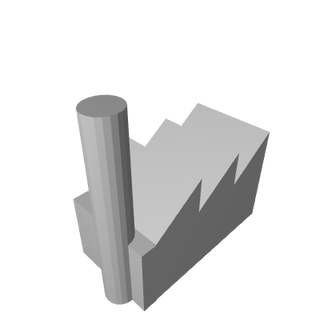 3D Printed Single Stack Industrial Complex (x10)
