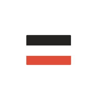 German Empire Flag (1867-1918) Production Tray