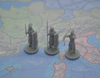3D Printed 1/72 Roman Swordsman (x10)