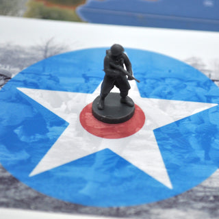 3D Printed WW2 US Soldier in Winter Coat Pose 1 (x10)