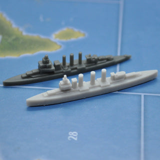 3D Printed Out of Box Axis & Allies 1914 Cruiser (x10)