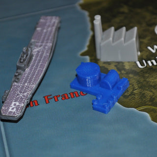 3D Printed Navy Port (x10)