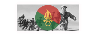 WW2 French Foreign Legion Combat Label (2"X5")