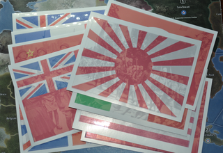 10pc Flag with Image Combat Label Pack