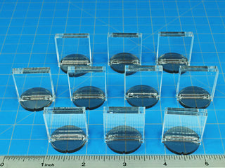 1-inch Circle Base Paper Figure Stand, 1x1 inch Tall Slot (x10)