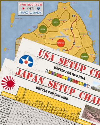 Download General 6 Stars "Battle for Iwo Jima" Set Up Charts & Rules