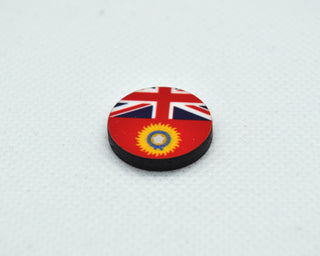 India Commonwealth Flag Roundel (x10)