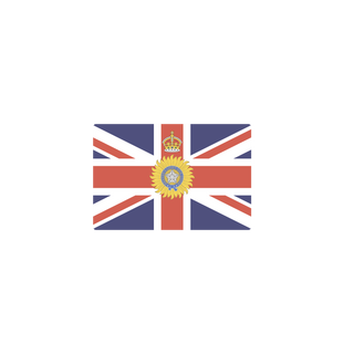 Far East Command, Governor General of India Flag (1885-1947) Production Tray