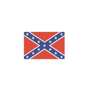 Confederate States of America Battle Flag (1863-1865) Production Tray