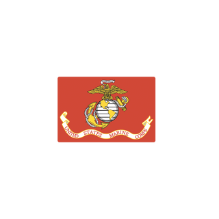 Flag of the US Marine Corp (1798-P) Production Tray