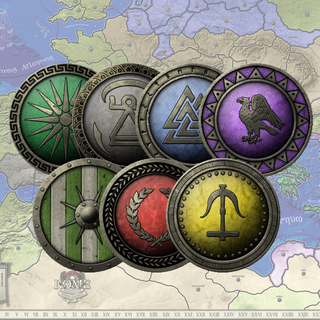 4.4" Round Rome: Rising Empires Production Trays