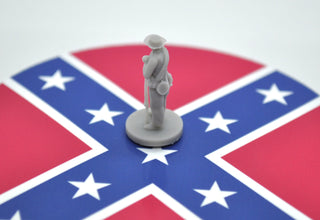 3D Printed 1/72 Scale American Civil War Confederate Soldier (x10)