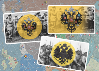 WW1 Tzar Russia Combat Label