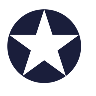 3.5 Round US Airforce Roundel/White Star Combat Label