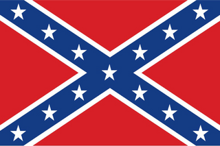 Acrylic Battle Flag of Confederate States of America Token (x10)