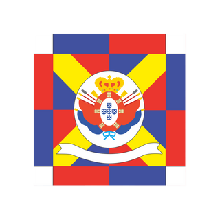 Acrylic Napoleonic Flag of Portugal  Token (x10)