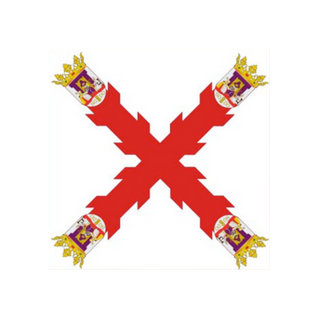 Acrylic Napoleonic Flag of Spain Token (x10)