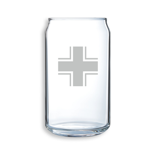 Your Choice Laser Etched Beer Can Glass
