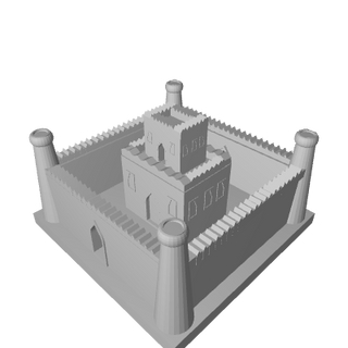 3D Printed Roman Fortress (x10)