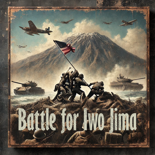 General 6 Stars "Battle for Iwo Jima" Map Only