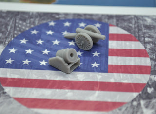 3D Printed 12lb "Napoleon" American Civil War Canon (x10)