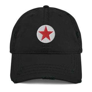 Red Star Roundel Distressed Dad Hat