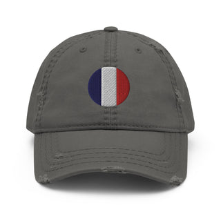 French Flag Roundel Distressed Hat