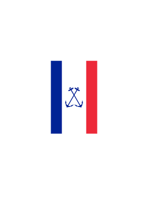French Naval Task Force Marker, Flag Stand, Tray & Decals