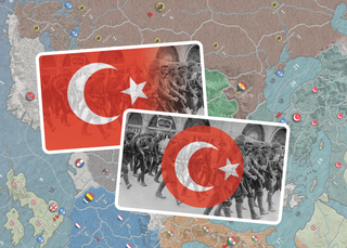 WW1 Turkey Combat Label