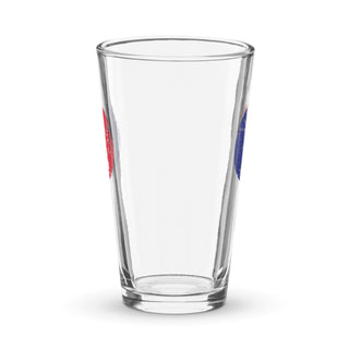 WW1 French Roundel Distressed pint glass
