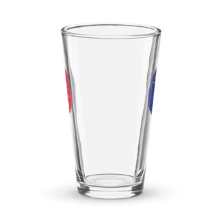 WW1 French Roundel Distressed pint glass
