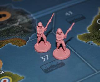 Custom Painted Axis & Allies 1941 Japanese Infantry (x5)