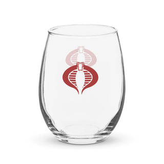 Stemless wine glass