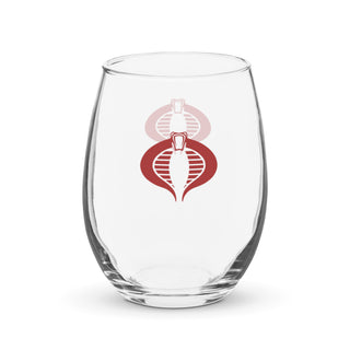 Stemless wine glass