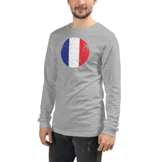 Men's WW1 French Roundel Unisex Long Sleeve Tee