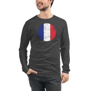 Men's WW1 French Roundel Unisex Long Sleeve Tee