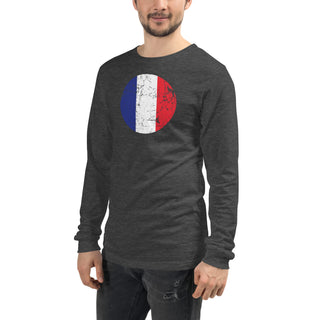 Men's WW1 French Roundel Unisex Long Sleeve Tee