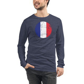 Men's WW1 French Roundel Unisex Long Sleeve Tee