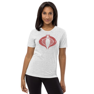 Women's Cobra Logo in Red Short Sleeve T-shirt