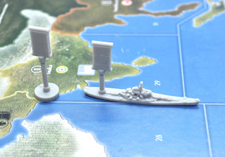 US Naval Task Force Marker, Flag Stand, Tray & Decals