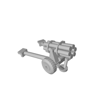 3D Printed WW2 German Nebelwerfer 41 (x10)