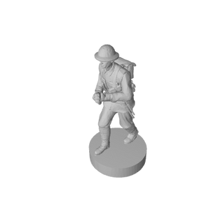 1/72 3D Printed WW1 British Infantry (x10)