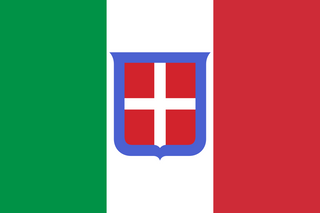 1/285 WW2 National Italian Flag with Shield Water Slide Decals