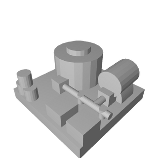 3D Printed Small Naval Fuel Depot Marker (x10)