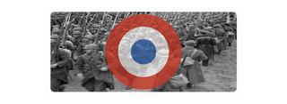 WW2 French Combat Label (2"X5")